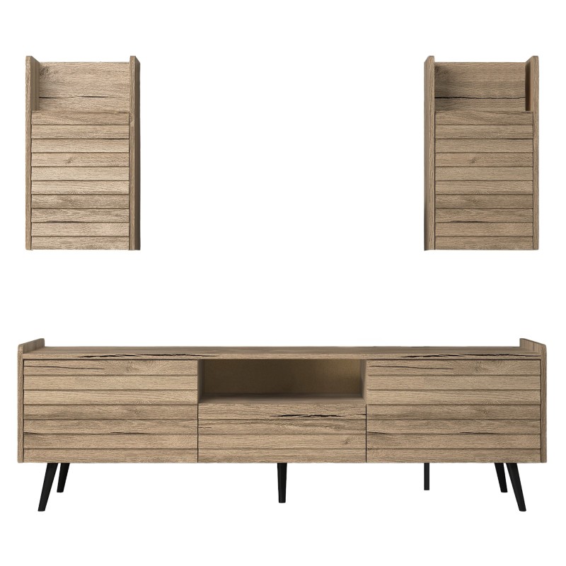 Σύνθεση Τηλεόρασης - FRN-7000-1 - Χρώμα Καρυδί - 180x40x55εκ