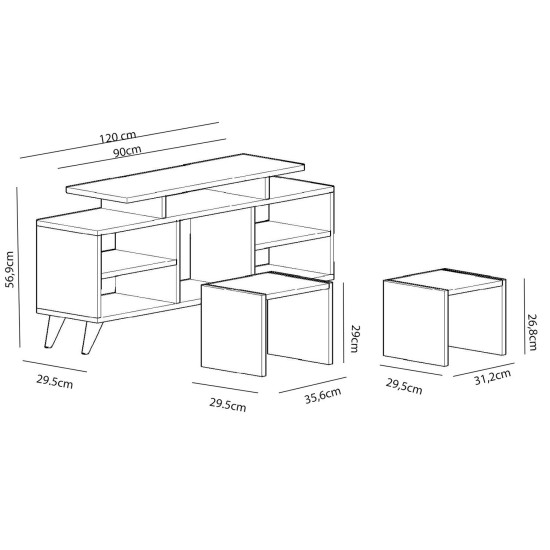 TV Unit Kutay - White, Cordoba White
Cordoba Hanah Home TV Unit Kutay - White, Cordoba White
Cordoba