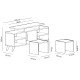 TV Unit Kutay - White, Cordoba White
Cordoba Hanah Home TV Unit Kutay - White, Cordoba White
Cordoba