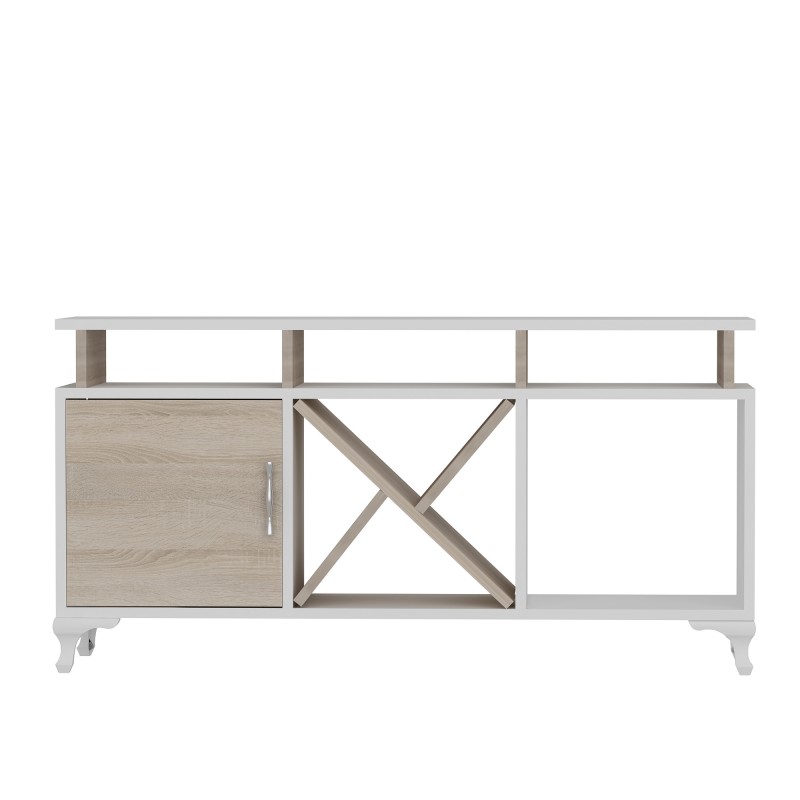 Έπιπλο Τηλεόρασης Ay -120x29,5x56,6εκ - Cordoba Λευκό