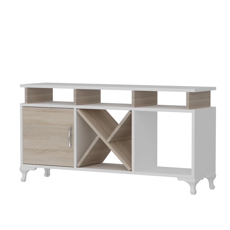 Έπιπλο Τηλεόρασης Ay -120x29,5x56,6εκ - Cordoba Λευκό