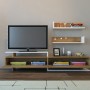 TV Unit Ayaz - Teak, White White
Teak