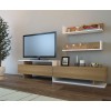 Hanah Home TV Unit Ayaz - Teak, White White
Teak