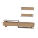 TV Unit Ayaz - Teak, White White
Teak Hanah Home TV Unit Ayaz - Teak, White White
Teak