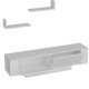 TV Unit Ekol - White White Hanah Home TV Unit Ekol - White White