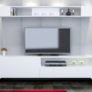 TV Unit Kar - White White