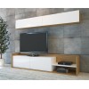 Hanah Home TV Unit Kale - Teak, White White
Teak