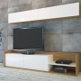 TV Unit Kale - Teak, White White
Teak