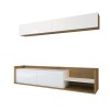 Hanah Home TV Unit Kale - Teak, White White
Teak
