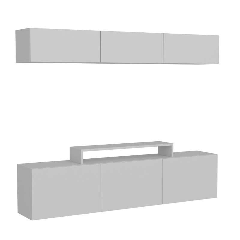 Σύνθεση Τηλεόρασης Line - Χρώμα Λευκό - 180x37.4x40εκ
