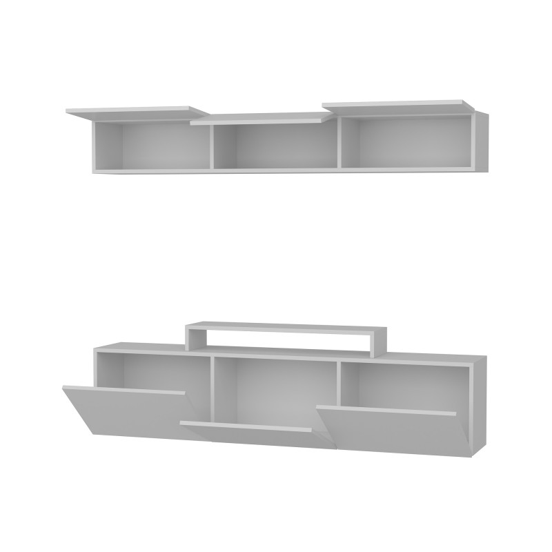 Σύνθεση Τηλεόρασης Line - Χρώμα Λευκό - 180x37.4x40εκ