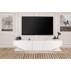 Hanah Home TV Stand Inci - White White