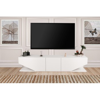 TV Stand Inci - White White