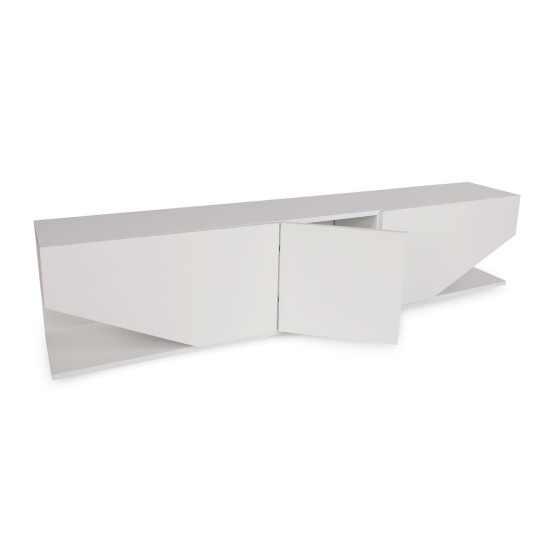TV Stand Inci - White White Hanah Home TV Stand Inci - White White