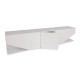 TV Stand Inci - White White Hanah Home TV Stand Inci - White White