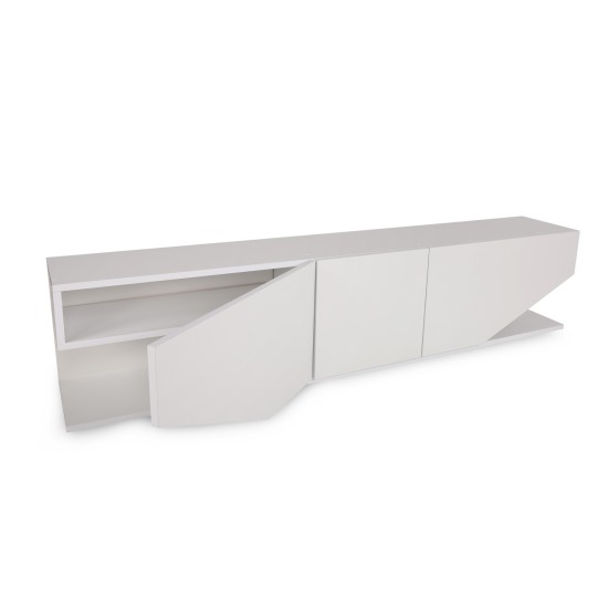 TV Stand Inci - White White Hanah Home TV Stand Inci - White White