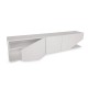 TV Stand Inci - White White Hanah Home TV Stand Inci - White White