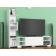 TV Unit Pera - White White Hanah Home TV Unit Pera - White White