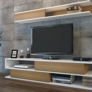 TV Unit Sims - White, Teak White
Teak