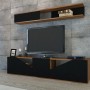 TV Unit Taç - Walnut, Black Walnut
Black