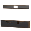 Hanah Home TV Unit Taç - Walnut, Black Walnut
Black