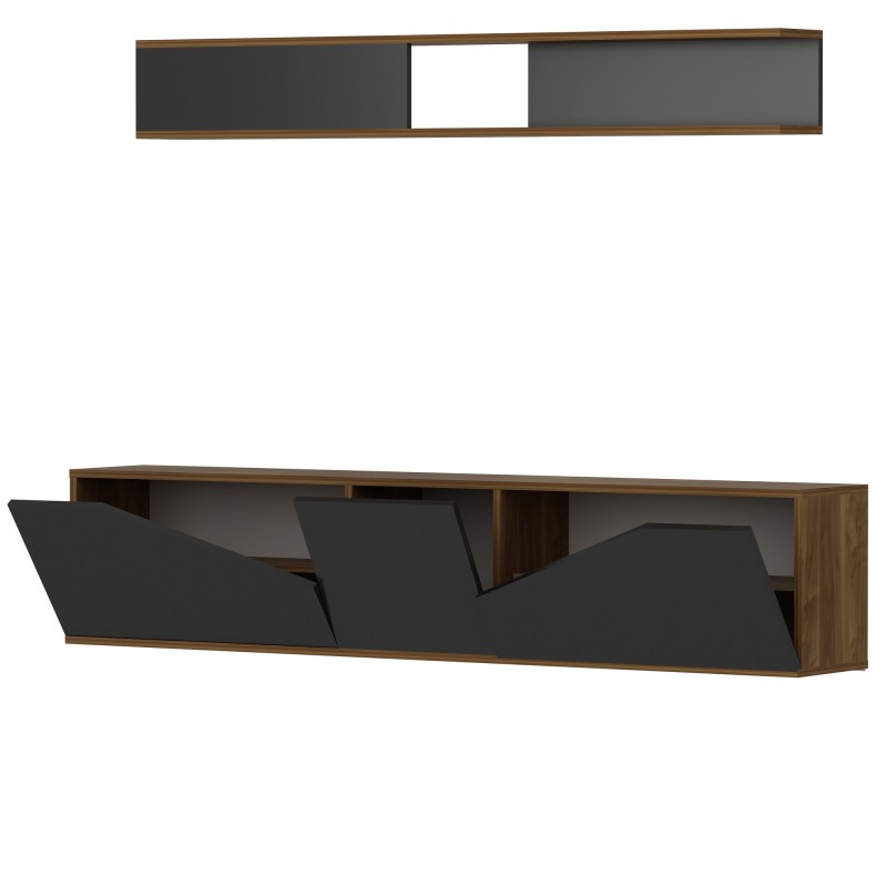Hanah Home TV Unit Taç - Walnut, Black Walnut
Black