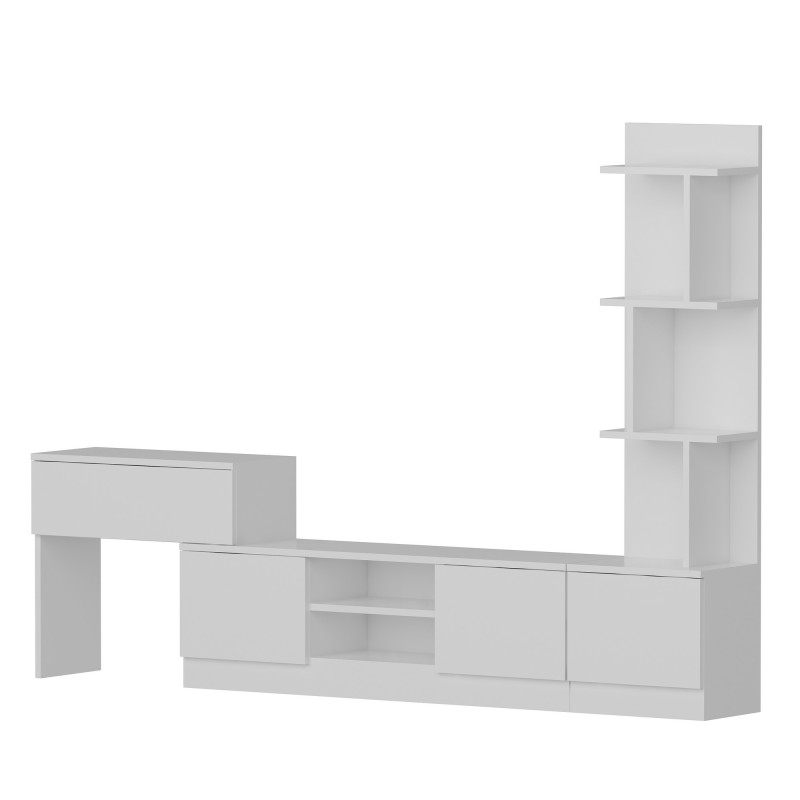 Σύνθεση Τηλεόρασης Team - Χρώμα Λευκό - 120x29,5x38εκ