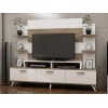Hanah Home TV Unit Diana - White, Walnut White
Walnut