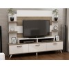 Hanah Home TV Unit Diana - White, Walnut White
Walnut
