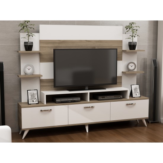 TV Unit Diana - White, Walnut White
Walnut Hanah Home TV Unit Diana - White, Walnut White
Walnut