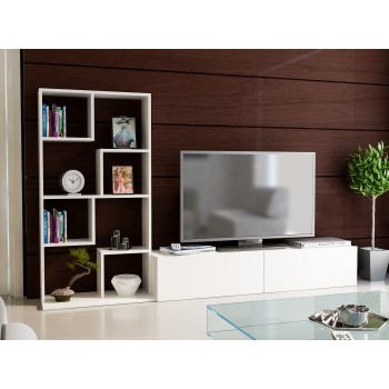 TV Unit Bare - White White