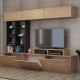 Σύνθεση Τηλεόρασης Sasa - Χρώμα Φυσικό Teak Μαύρο - 180x37x40εκ Σύνθεση Τηλεόρασης Sasa - Χρώμα Φυσικό Teak Μαύρο - 180x37x40εκ