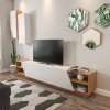 Hanah Home TV Unit Zebra - White, Teak White
Teak