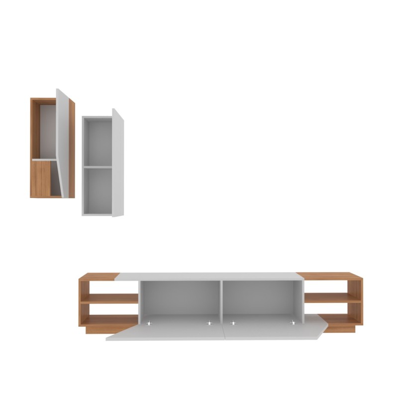 Hanah Home TV Unit Zebra - White, Teak White
Teak