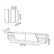 Hanah Home TV Unit Zebra - White, Teak White
Teak