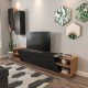 Hanah Home TV Unit Zebra - Black, Teak Black
Teak