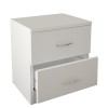 Hanah Home Nightstand Sine - White White