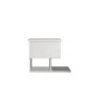 Nightstand Yasso - White White Hanah Home Nightstand Yasso - White White