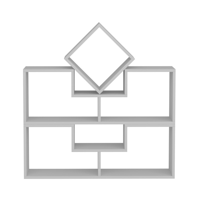 Βιβλιοθήκη - Beled - Χρώμα Λευκό - 105x29.5x76.4εκ