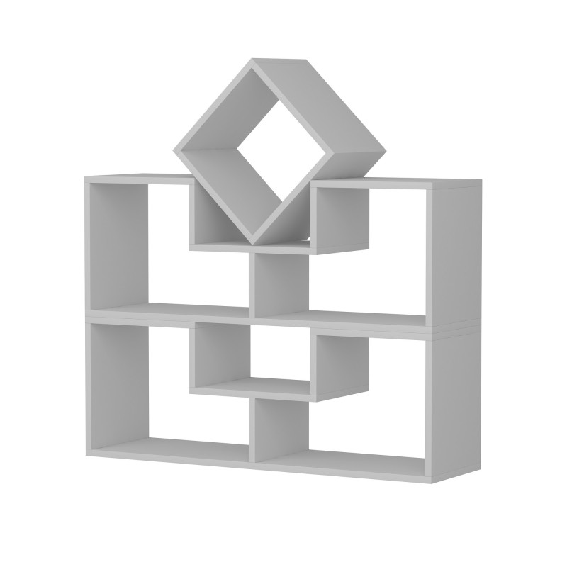 Βιβλιοθήκη - Beled - Χρώμα Λευκό - 105x29.5x76.4εκ