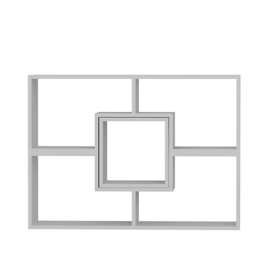 Βιβλιοθήκη - Beled - Χρώμα Λευκό - 105x29.5x76.4εκ Βιβλιοθήκη - Beled - Χρώμα Λευκό - 105x29.5x76.4εκ