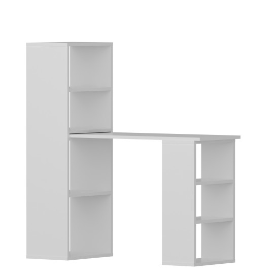 Study Desk Last - White White Hanah Home Study Desk Last - White White