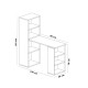 Study Desk Last - White White Hanah Home Study Desk Last - White White