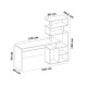 Study Desk Next - White White Hanah Home Study Desk Next - White White