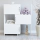 Ντουλάπι Anna 65x31,5x89,8εκ - Χρώμα Λευκό