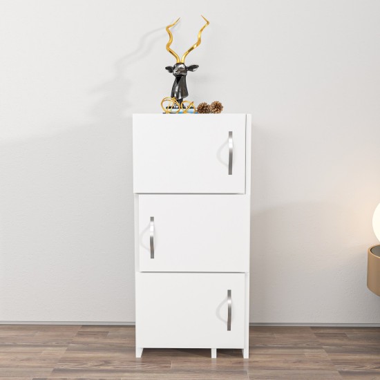 Ντουλάπι Anna 65x31,5x89,8εκ - Χρώμα Λευκό