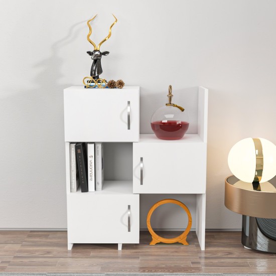 Ντουλάπι Anna 65x31,5x89,8εκ - Χρώμα Λευκό