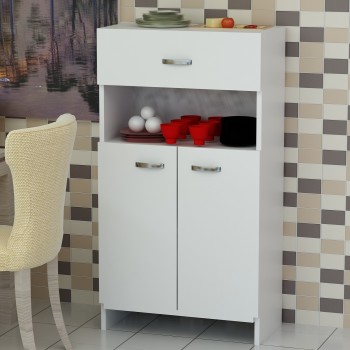 Multi Purpose Cabinet Anı - White White