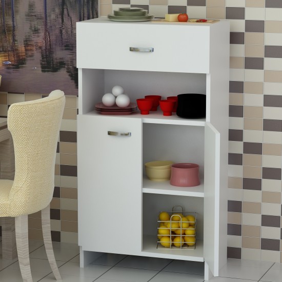 Multi Purpose Cabinet Anı - White White Hanah Home Multi Purpose Cabinet Anı - White White