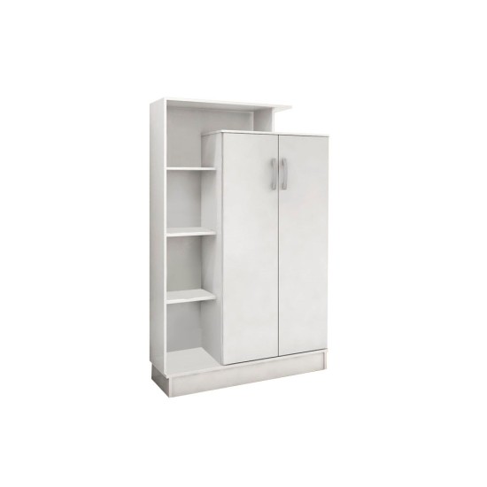Παπουτσοθήκη Ντουλάπι Gupse - Χρώμα Λευκό - 90x29,5x140εκ Παπουτσοθήκη Ντουλάπι Gupse - Χρώμα Λευκό - 90x29,5x140εκ